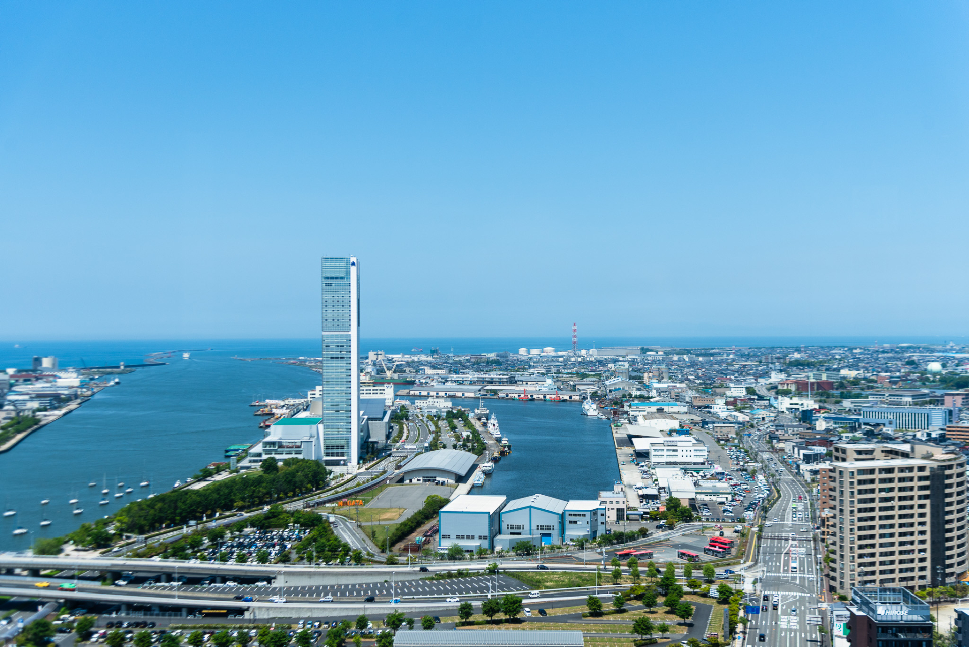 新潟市内の風景写真
