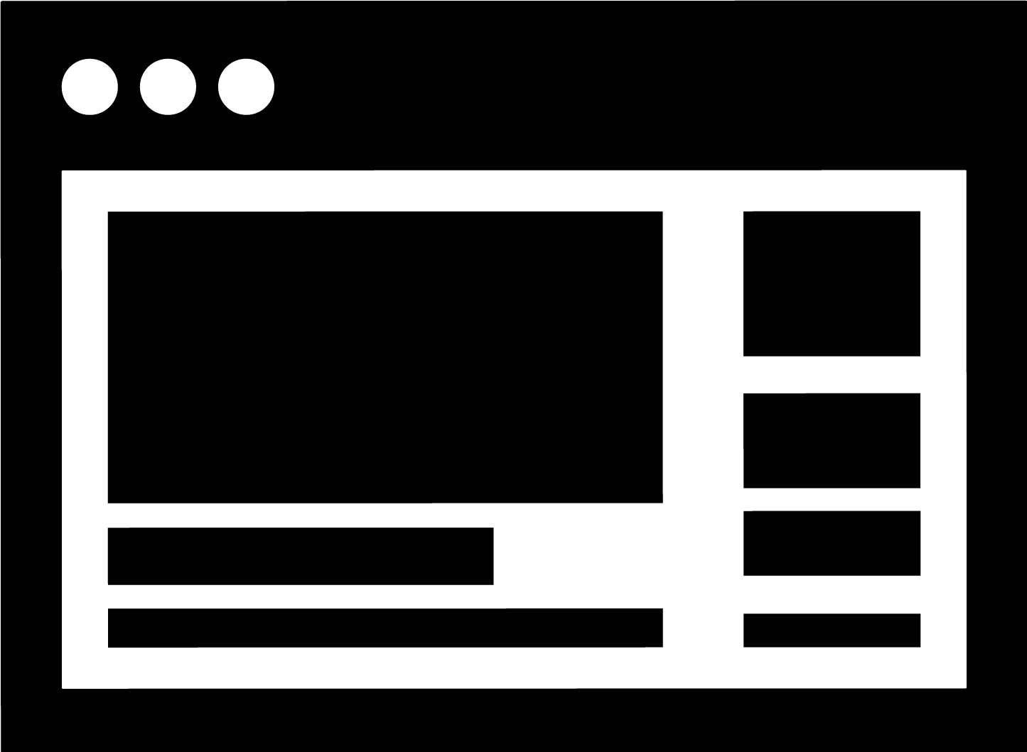 macOSの一般的なブラウザウィンドウのアイコン